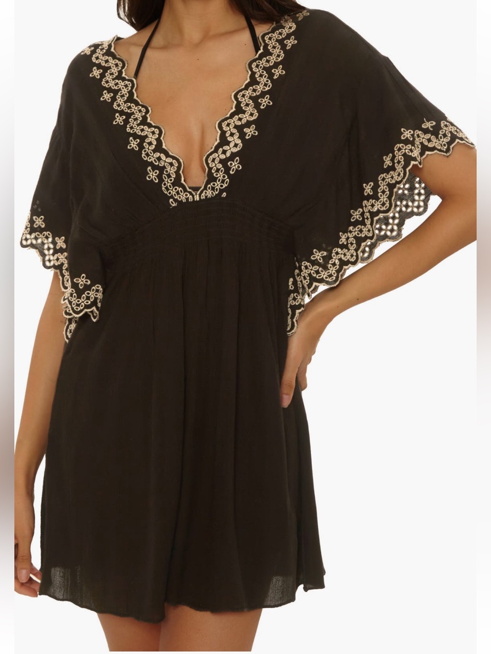 NEW BECCA Barbados Eyelet Cover-Up Tunic